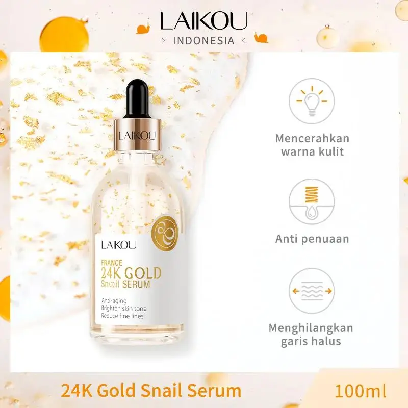 Esens Siput Berinfusi Emas 24k - Snail Mucin Essence ulasan dan harga