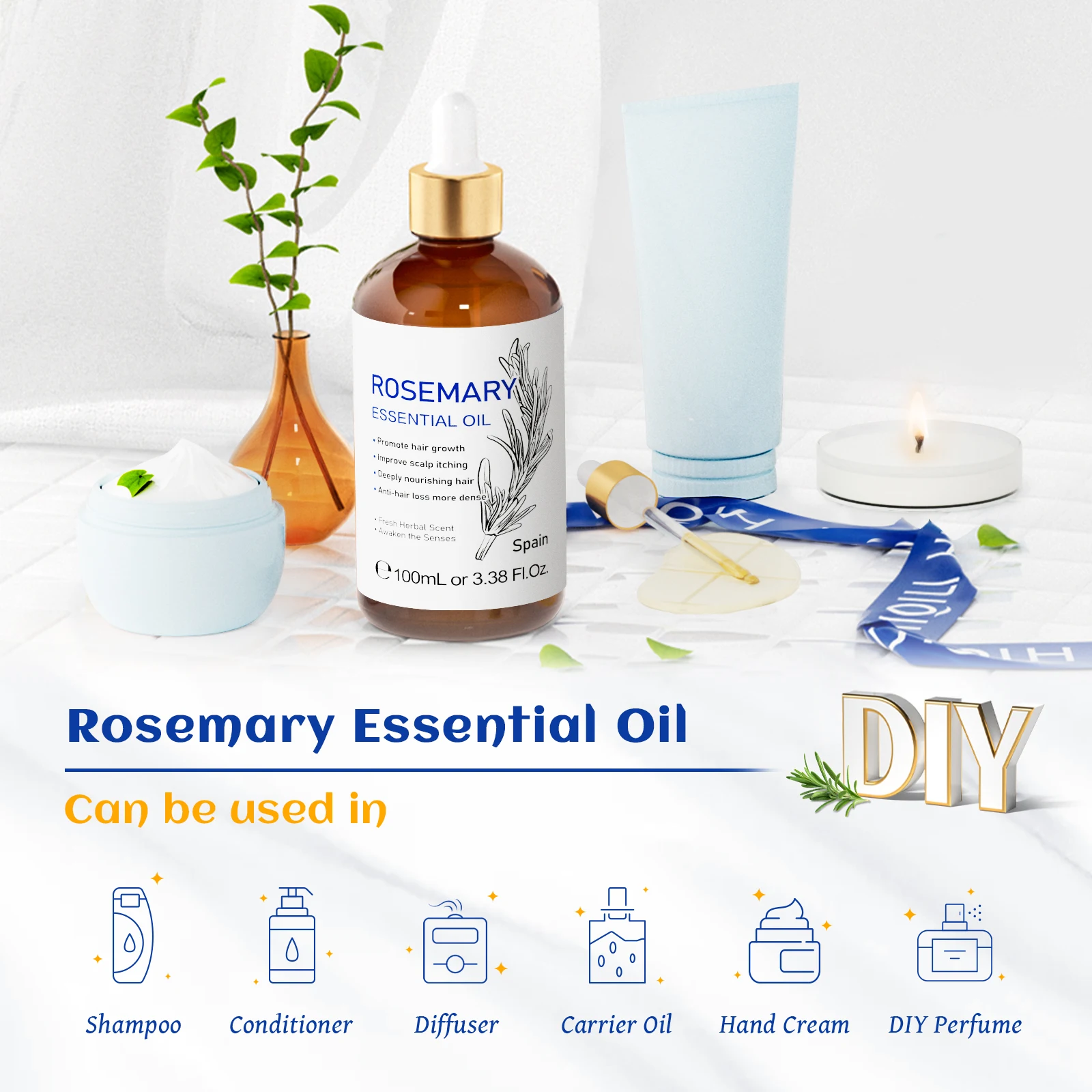 HIQILI Rosemary Jasmine Lavend - Skincare Skin 1004 ulasan dan harga