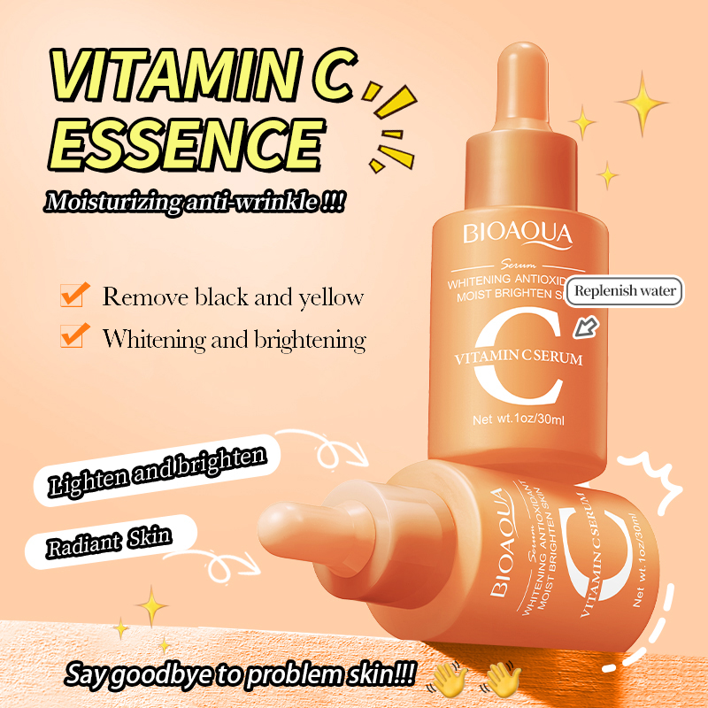 BIOAQUA Serum Vitamin C Retino - Snail Mucin Essence ulasan dan harga