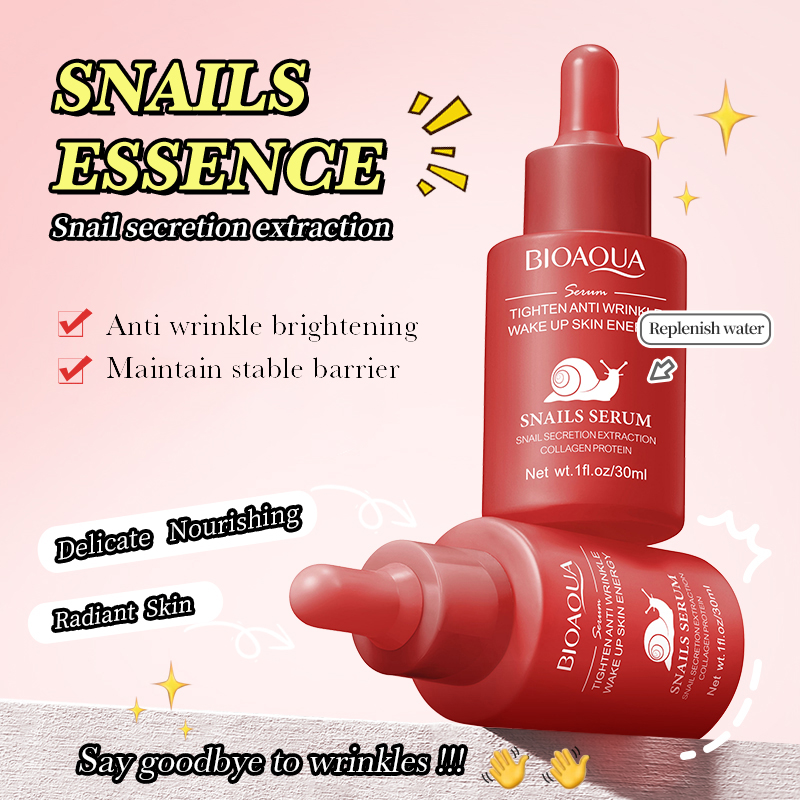 BIOAQUA Serum Vitamin C Retino - Snail Mucin Essence ulasan dan harga