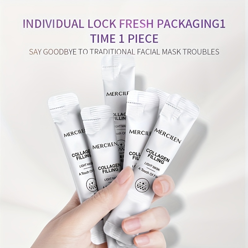 20pcs Mercilen Masker Wajah Ko - Snail Mucin Essence ulasan dan harga